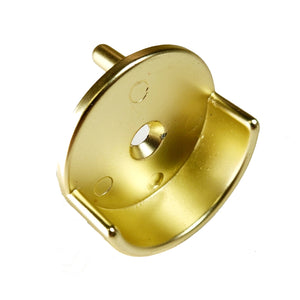 32mm Pinned Single Open Flange For 1 5/16 Satin Brass Closet Rod