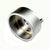 32mm Pinned Single Closed Socket Flange For 1 5/16 Dull Chrome Closet Rod