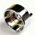 32mm Pinned Closed Socket Flange For 1 5/16 Polished Chrome Closet Rod