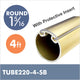 Elite 4ft 1-5/16" Diameter Rod, Satin Brass finish