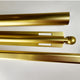 Extra Large Valet Rod -Satin Brass