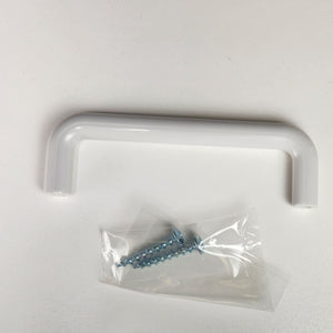 96mm Plastic Pull - MC303, White