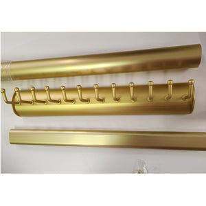Satin Brass Accessory Rack