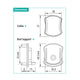 TUBE435-SB - Signature mounting flange, Satin Brass