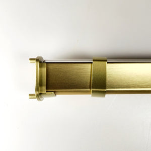 7ft 10in, Satin Brass Signature Closet Rod, TUBE430-710-SB