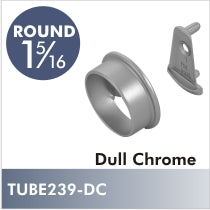 Elite Pin Flange for 1-5-16'' Dull Chrome